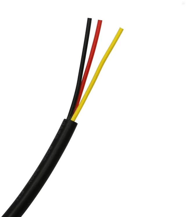 Alt view image 6 of 7 - 22AWG UL2464 Power Cable Flexible Stranded Electrical Wire LED Red & Black & Yellow 3 Conductors 22Gauge 3cord 100ft