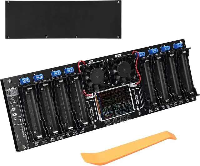 Main image of Battery Tester,8-Channel Battery Tester 2.4inch TFT Display Battery Capacity Testing with Multi-Mode Functionality Enhanced Safety, and Intuitive Displaying