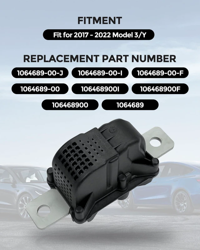 Alt view image 3 of 7 - High Voltage Battery Disconnect Pyro Fuse Fit for Tesla Model 3 Y, Pyro Fuse Replacement Fit for Tesla 2017-2023 106469-00-J 1064689-00 106468900 10646900J
