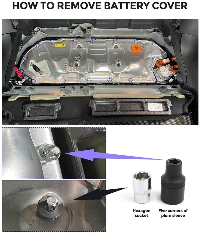 Alt view image 5 of 7 - High Voltage Battery Disconnect Pyro Fuse Fit for Tesla Model 3 Y, Pyro Fuse Replacement Fit for Tesla 2017-2023 106469-00-J 1064689-00 106468900 10646900J