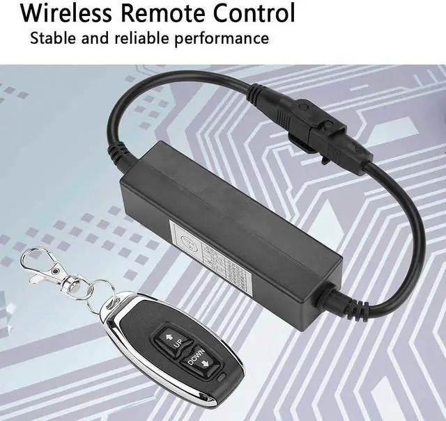 Alt view image 3 of 7 - 12V Remote Control Linear Actuator, DC Motor Remote Control, Dpdt Switch Forward and Reverse