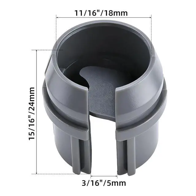 Alt view image 2 of 6 - 1/2" Non-Metallic Cable Connector, 300pcs NM Wire Fixing Buckle, Labor Saving Snap Installation, Single Cable 14/2-10/3 AWG & Two 14/2-12/2-14/3 AWG