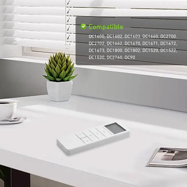 Alt view image 5 of 7 - Smart 15-Channel Blind Remote DC2702 - RF Controller for Motorized Shades - Group Control Multiple Windows - DIY Smart Home Automation