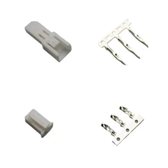 Alt view image 4 of 5 - 50 Sets SMH250/SMP250 SMT025 YST025 Connector 2.5mm Pitch Connector 2P,3P,4P-12P Male and Female Plug Terminal KIT(3P)