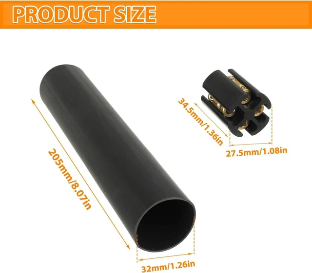 Alt view image 2 of 7 - Underground Wire Splice Kit Suit for 14/3 to 8/3 Range, Direct Burial UF Cable Splice Kit, Handle up to 600 Volts Maximum, Includes Connectors and Shrink Tube Electrical Cable(2 Sets)