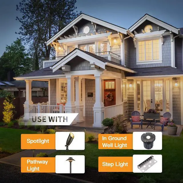 Alt view image 7 of 7 - Gardenreet 14/2 100 Feet Low Voltage Landscape Lighting Wire - UL Listed 14AWG 2-Conductor Copper Electrical Cable, Waterpoof PVC Wire for 12V Well Light Spotlight Path Light