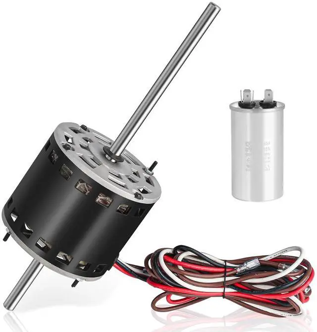 Main image of AC Rv Conditioner Motor with Condenser Direct Replacement for Coleman Mach RV AC Fasco D1092, 1468-306 7855MVA-A11U Y6L457D01L 1468A3069 7184-0156 etc, 1/3 HP 1675/1080