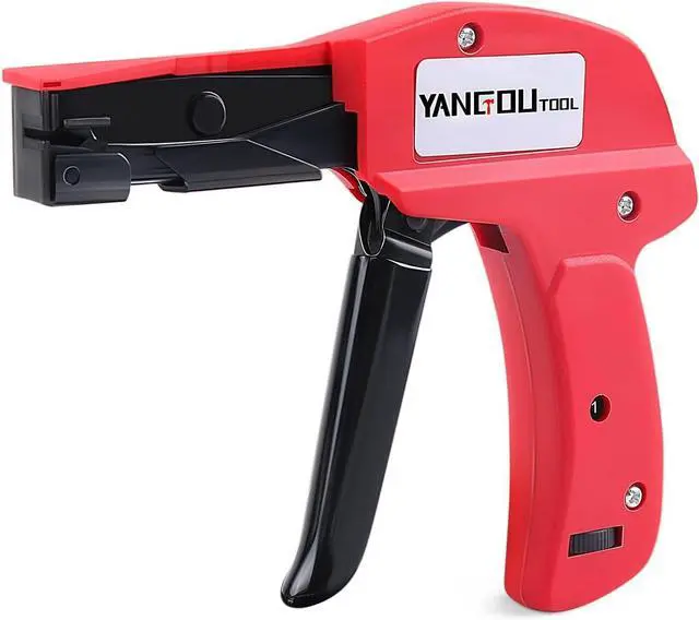 Main image of Yangoutool Ergonomic Cable Tie Gun: Hand-Operated Zip Tie Tool with 1-3 Adjustable Tension Settings, Efficient Fastening and Cutting