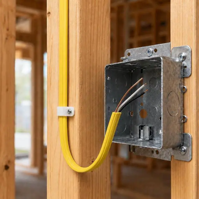 Alt view image 5 of 6 - NMD90 12/2 AWG Electrical Cable with Ground, 300 V, Yellow, 50 ft (15.24 m)