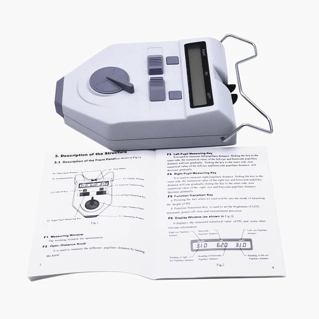 Alt view image 4 of 5 - BestParts Optic Digital Pupilometer 45-82mm Pupil Distance Meter Optical Instrument - LY-9AT