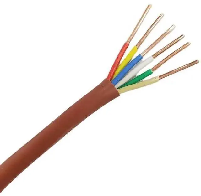 Alt view image 2 of 3 - CUL Approved 6 Conductor 18/6 Thermostat Wire, 18-Gauge Solid Copper Class 2 Power-Circuit Cable, 50-Feet | 15 Meter, Brown