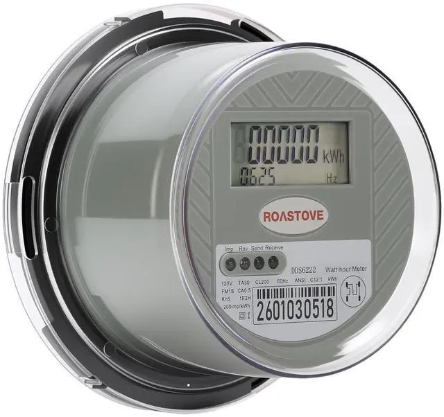 Main image of 120V Digital Electric Meter, 2 Wire KWH Watt Meter for RV & Home, LCD Energy Usage Monitor, 0.5 Accuracy, Easy-to-Read Power Consumption Meter