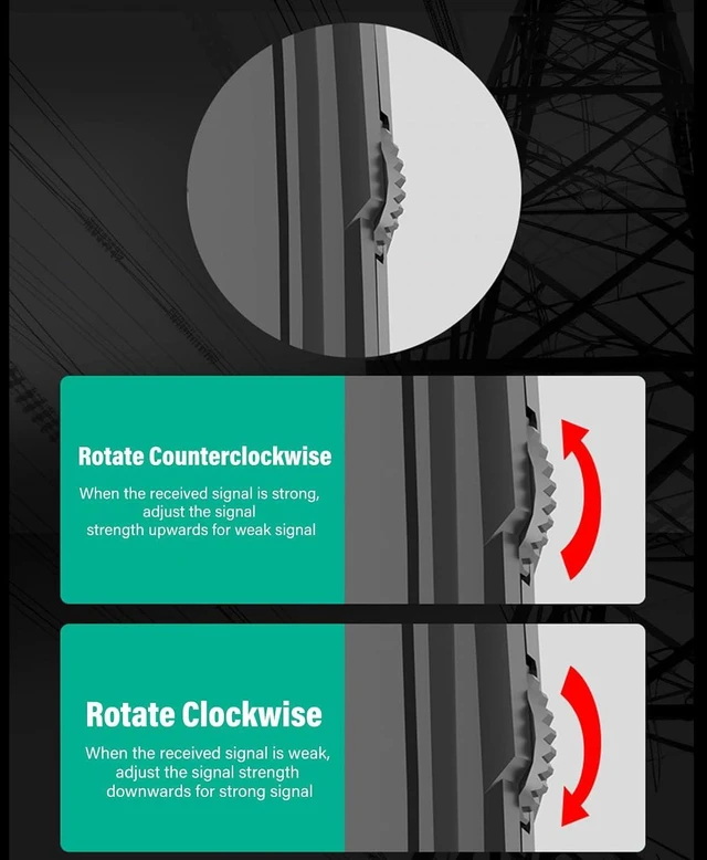 Alt view image 5 of 7 - Underground Wire Locator Adjustable Sensitivity Digital Analog Buried Wire Tracer Cable Break Detector