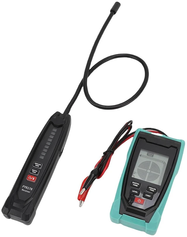 Alt view image 7 of 7 - Underground Wire Locator Adjustable Sensitivity Digital Analog Buried Wire Tracer Cable Break Detector