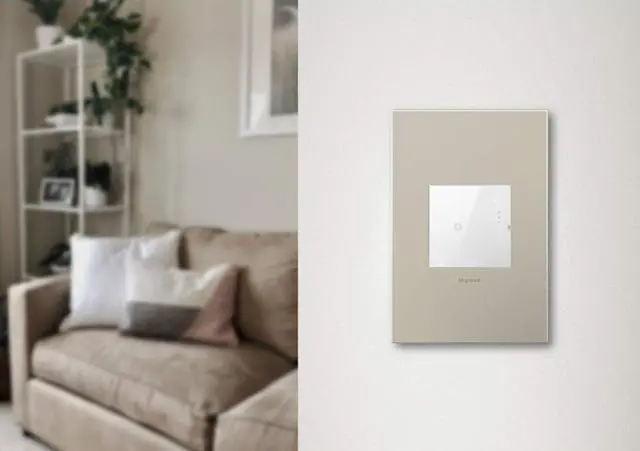 Alt view image 4 of 4 - Legrand Adorne Touch Tru-Universal Dimmer, 700W (Incandescent, Halogen, MLV, Fluorescent, ELV, CFL, LED), White Finsh, ADTH703TUW4