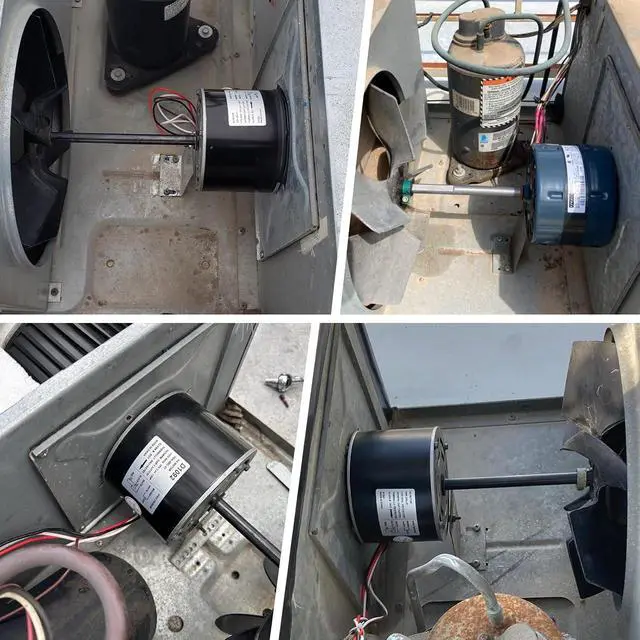 Alt view image 7 of 7 - RV AC Fan Motor with Capacitor, 1/3 HP, 115 Volts, 1675 RPM, Replacement for Fasco D1092, Compatible with Coleman Mach 6000, 8000 Series, Models 48004, 48014, 48064, Airxcel 48254C966