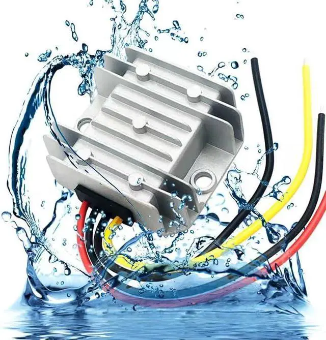 Alt view image 4 of 7 - 120W 10A 12V 24V Step-Down 12V Buck Converter Regulator, Power Transformer, Waterproof Module Suitable for Scooters, Cars, Trucks