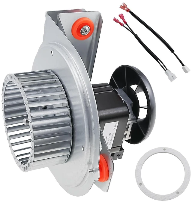 Main image of HC21ZE117 Carrier Furnace Draft Inducer Blower Motor Kit Compatible with Bryant, Payne, Jakel Furnace, Quiet Inducer Motor with Wheel & Bracket, Replace# 318984-753, J238-150-1571, HC21ZE117-B