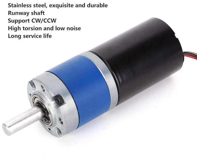 Alt view image 4 of 7 - 36mm Brushless Geared Motor, 12V, 430 RPM, Low Noise, Metal Gear, for DIY Projects, Mechanical Parts, Automation Accessories