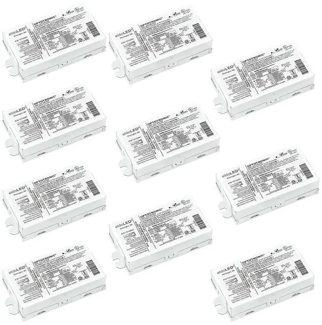 Main image of Pack of 10 - eldoLED *2743W1 OPTOTRONIC Programmable Compact 40 Watts Constant Current LED Driver, 0-10V Dimmable OTi40W/120-277/1A4 DIM-1 (57351)