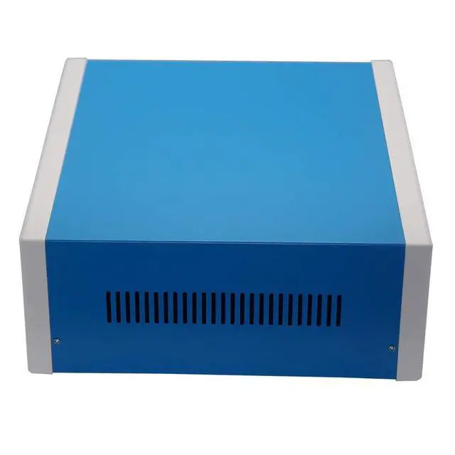 Alt view image 4 of 7 - Zulkit Junction Box Blue Metal Project Box DIY Electric Enclosure Case Preventive Case Electrical Box 12.2 x 11.2 x 4.5 inch