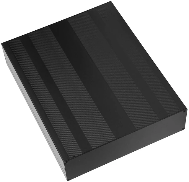 Alt view image 7 of 7 - Aluminum Project Box 50x178x220mm Die Cast Enclosure with Complete Accessories for Electronics PCB Junction Heat Dissipation DIY