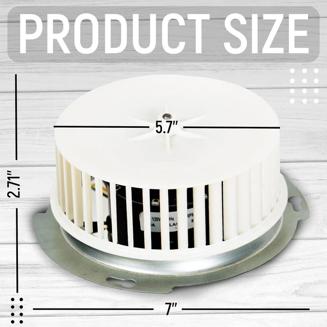 Alt view image 2 of 7 - Upgraded 8832NA Bathroom Fan Motor, Compatible with Nutone 8662 84757 | Model Match JA2C028G, JA2B099N, JA2B099, 86652G, 99080520, 8832, 8832N, 8832SA, 8833