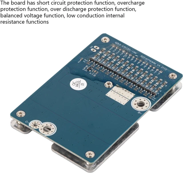 Alt view image 2 of 7 - 14 Series 48V Li Battery BMS 14s BMS Cell BMS PCB Balance Board Module TK14S40A 10M/V1 Load Disconnect
