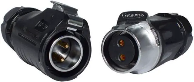 Alt view image 3 of 4 - LIXIN 6.5ft 10AWG 2 Pin Power Industrial Circular Connectorfor Furrion,Solar Panel Suitcase,Forrest River RV Ports (2Pin - Solar)