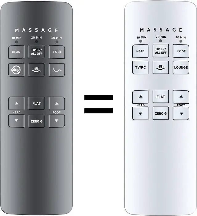 Main image of New Remote Control Replacement for Serta Motion Perfect 2.0 Adjustable Bed 258B 75310 Controller