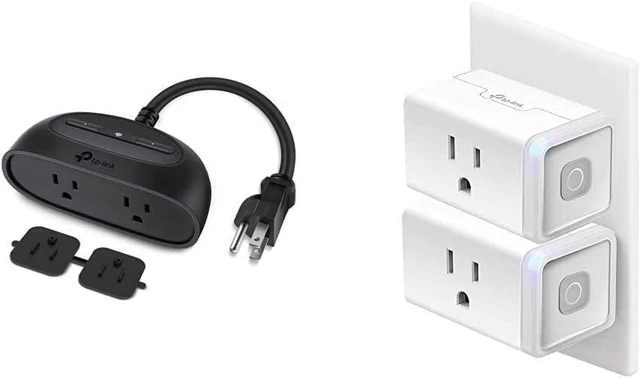 Main image of Kasa Smart Outdoor Smart Plug (KP400) and Smart WiFi Outlet (HS103P2) Bundle | TP-Link