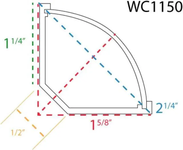 Alt view image 3 of 5 - WireTrak Corner Duct Cable Raceway 1150 Series 2-3/16" Width 5 Feet Length White 2 Pcs/Pack Paintable PVC Plastic Plastic Wire Conduit Wall Cord Covers