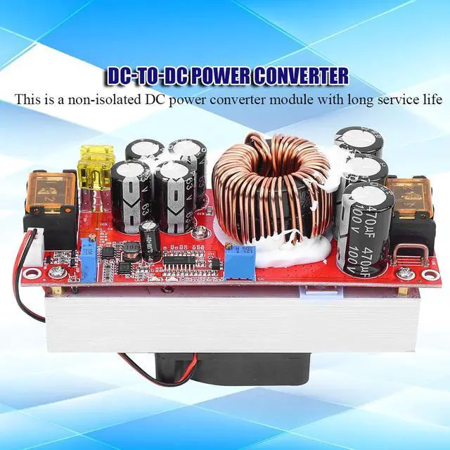 Alt view image 5 of 7 - DCDC 10-60V to 12-97V 1500W 30A Voltage Step Up Converter - Boost CC CV Power Supply Module - Non Isolated DC Power Converter Module
