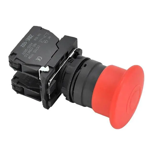 Alt view image 2 of 5 - Emergency Stop Switch 122514 122514GT Compatible with Genie Boom Lift S-40 S-45 S-60 S-65 S-80 S-85 V-1832 V-1854