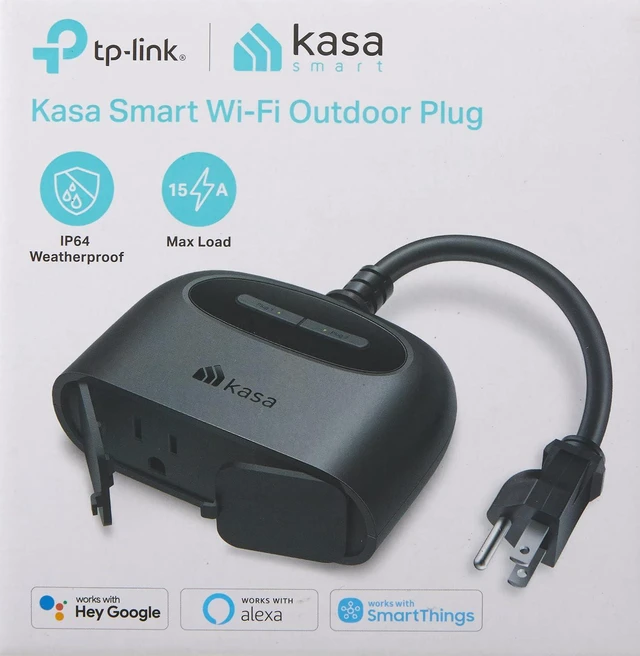 Alt view image 2 of 6 - Kasa Smart Outdoor Smart Plug (KP400) and Smart WiFi Outlet (HS103P2) Bundle | TP-Link