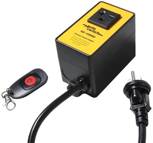 Alt view image 3 of 6 - O'SKOOL 220V Wireless Remote Control Dust Collector Start Output Switch (Battery Included)