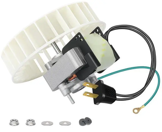Main image of S89850000 89850000 Bathroom Exhaust Fan Motor & Blower Wheel Replacement Fits Models 665P, 665RP, 665RSP, 605P, 605RP, 668P, 668RP, 9905, 9965, VH668P Enhanced Power & Quiet Operation, Easy Install