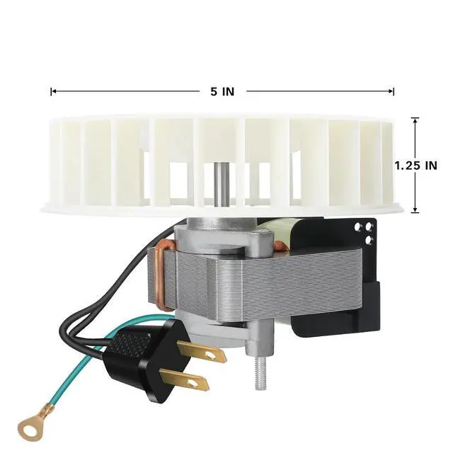 Alt view image 3 of 6 - S89850000 89850000 Bathroom Exhaust Fan Motor & Blower Wheel Replacement Fits Models 665P, 665RP, 665RSP, 605P, 605RP, 668P, 668RP, 9905, 9965, VH668P Enhanced Power & Quiet Operation, Easy Install