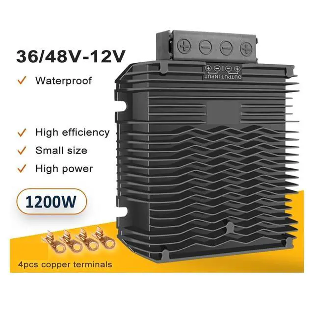 Alt view image 2 of 5 - Power Converter DC to DC 36V 48V to 12V 13.8V 80A 100A Converter, DC-DC Step Down Power Regulator Supply (Color : 36V 48V(30-60V), Size : 13.8V 80A)