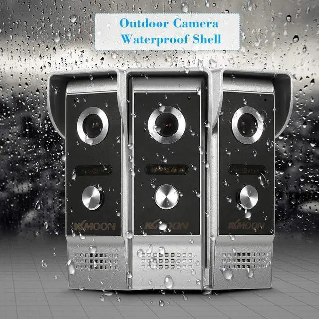 Alt view image 5 of 7 - Hand Held 4.3" Screen Monitor Video Intercom Door Phone System Waterproof Doorbell Camera Unlock Monitor Intercom