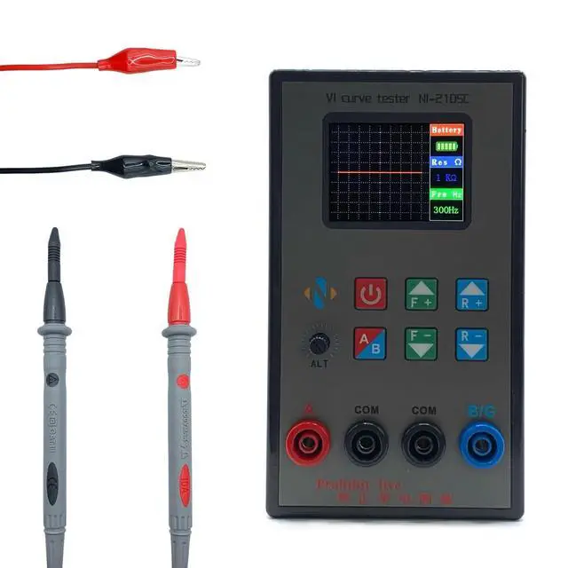 Alt view image 3 of 7 - NI210SC Double Channel Curving Line Tester Meter for Circuit Board Testing with Adjustable Parameters Features Testing Device
