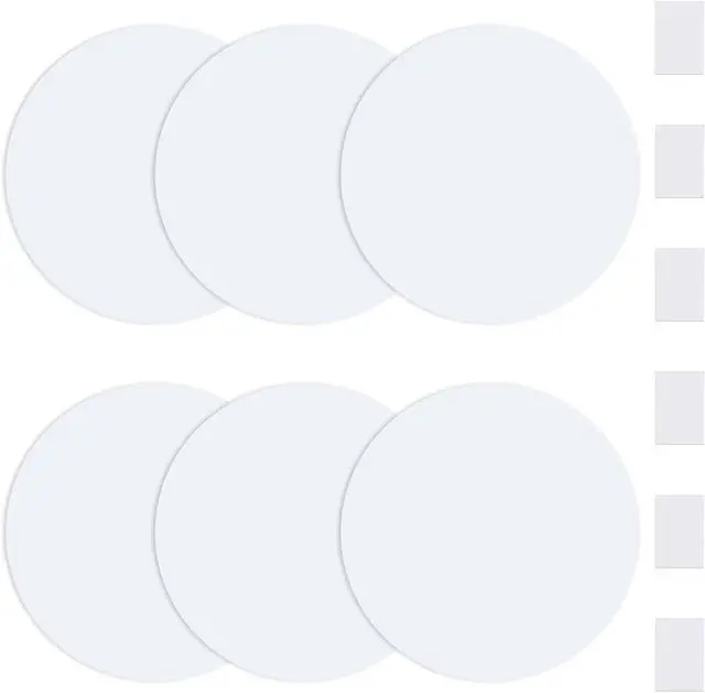 Main image of UFUFMATE 6Pcs Ceiling Cover Plates, White Round Plastic Hole Covering for Walls Self-Adhesive Wall Hole Patch for Wall Plasterboard Hole Covering(7.87 Inch/20CM)