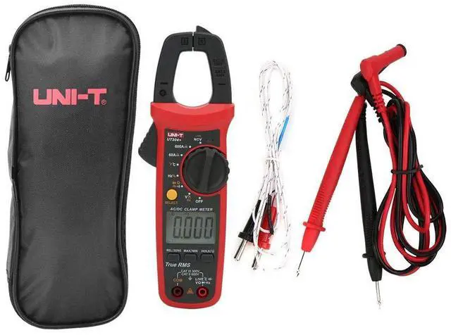 Main image of UT204+ True RMS Clamp Meter NCV Auto Ranging Digital Multimeter Measures AC/DC Voltage Current Temperature Test