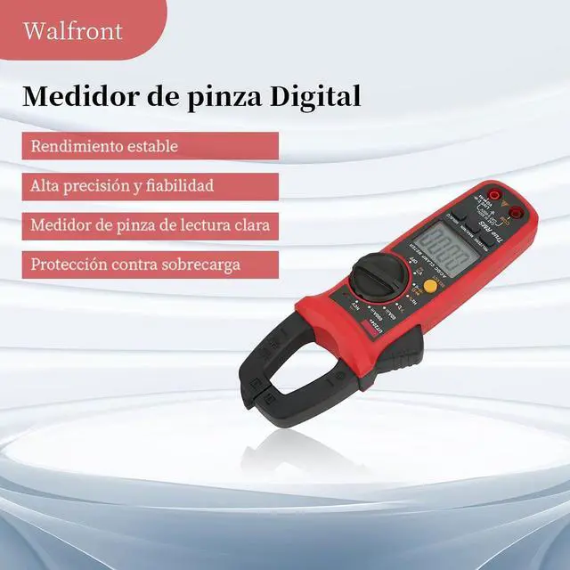 Alt view image 3 of 7 - UT204+ True RMS Clamp Meter NCV Auto Ranging Digital Multimeter Measures AC/DC Voltage Current Temperature Test