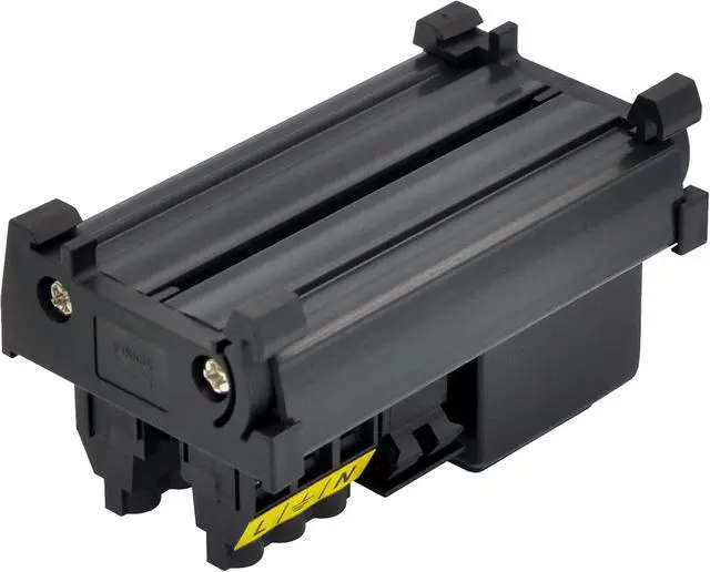 Alt view image 7 of 7 - DIN Rail Mount AC 120V NEMA 5-15R Single Receptacle Outlet Power Strip Module, with Rocker Switch Thermal Circuit Breaker Overload Protector