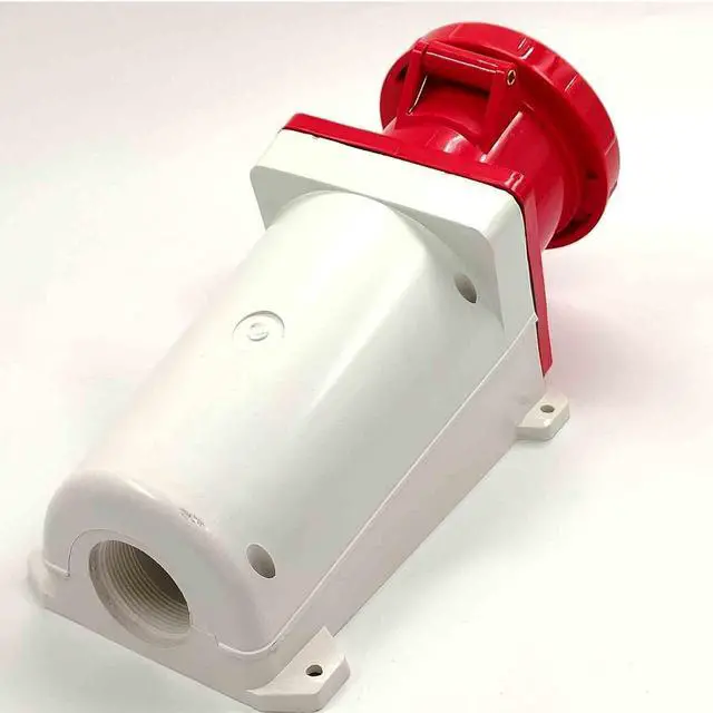 Alt view image 7 of 7 - Waterproof Industrial Connector Socket 4Pin 125A 250V 3P+E IP44