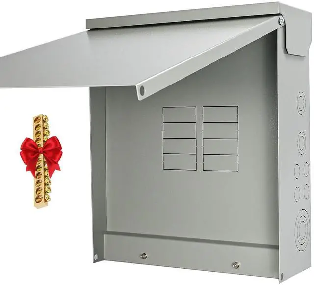 Main image of Circuit Breaker Panels Box 125 Amp 8-Space 16-Circuit Indoor Main Lug Surface Mount Load Center Ground Bar Kit with 25 Terminal Positions W0816ML1125