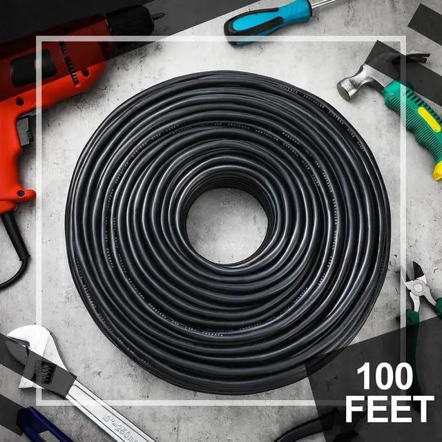 Alt view image 7 of 7 - Hoolerry Solid Sprinkler System Wire 18 Gauge Irrigation Wire with UV Resistant PVC Jacket Sprinkler Cable for Underground Irrigation Field Central Control System 30v Ul Listed(18/4, 100 Ft)