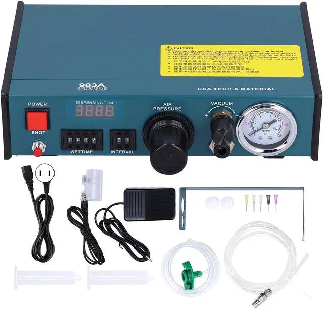 Main image of Semi Automatic Glue Dispenser Digital Display Timing Machine for Liquid Adhesive Solder Paste with DC12V Controller