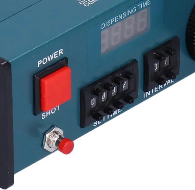 Alt view image 5 of 7 - Semi Automatic Glue Dispenser Digital Display Timing Machine for Liquid Adhesive Solder Paste with DC12V Controller